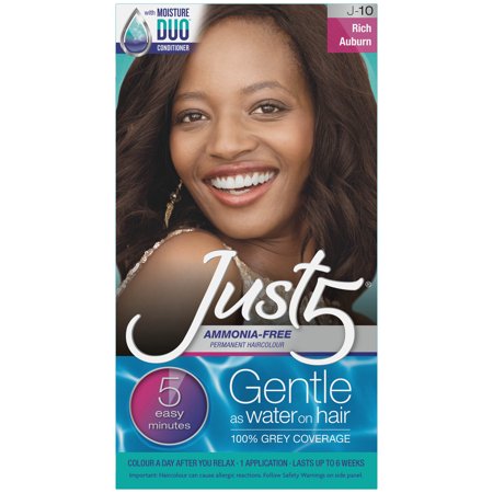 Just 5 Ammonia-Free Permanent Haircolor – Rich Auburn (J-10)