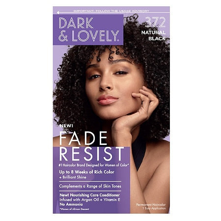 Dark & Lovely Fade Resist Haircolor – 372 Natural Black