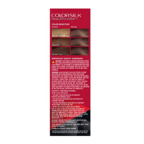 Revlon Colorsilk Beautiful Color Permanent Hair Dye Medium Golden Brown 43