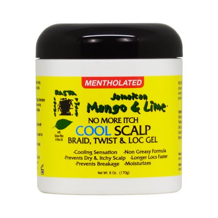 Jamaican Mango & Lime No More Itch Cool Scalp Braid, Twist & Loc Gel – 6 oz