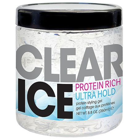 Clear Ice Protein Rich Ultra Hold Styling Gel – 8.8 oz