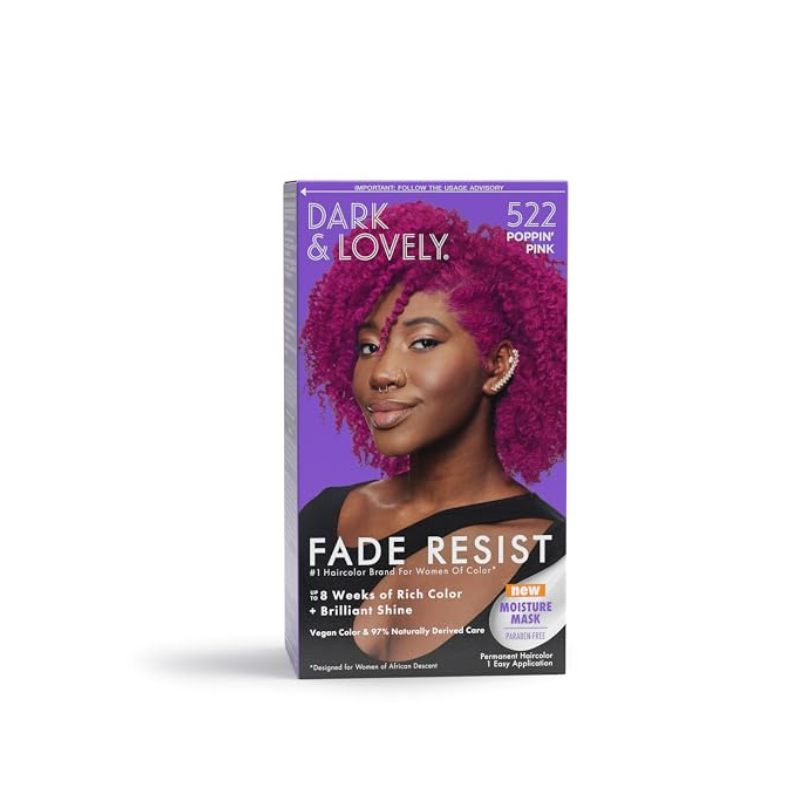 DARK & LOVELY Fade Resist Hair Color #522 – Poppin Pink