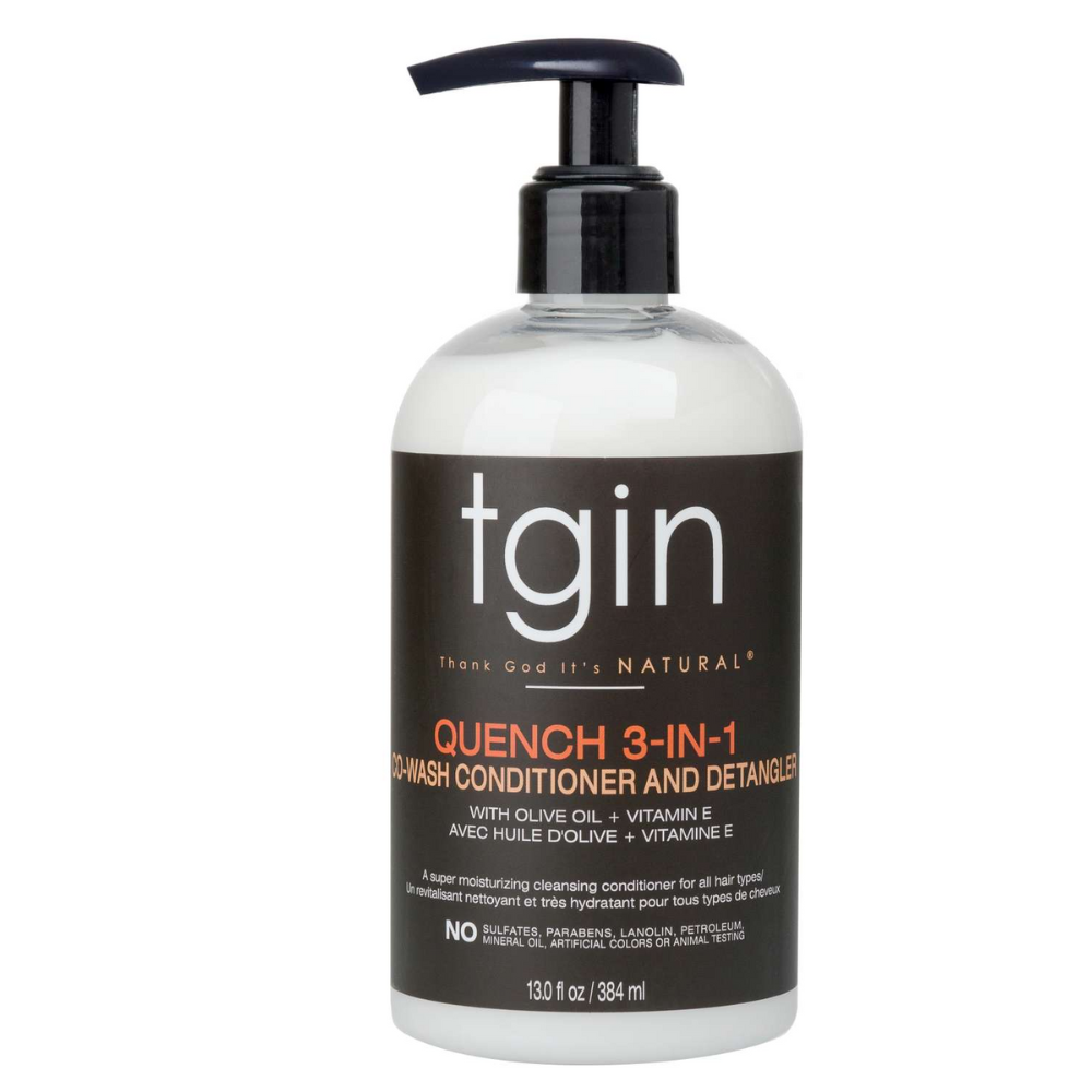 TGIN Quench 3-in-1 Co-Wash Conditioner and Detangler – 13 oz