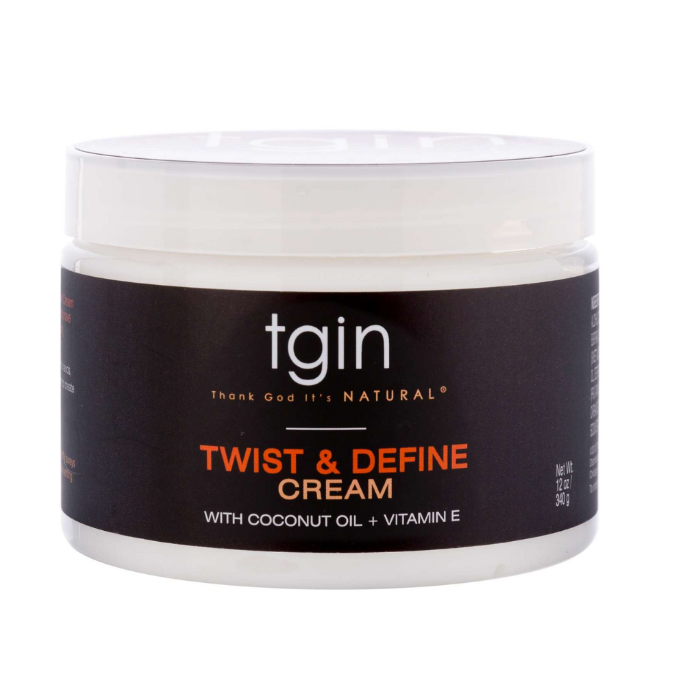 TGIN Twist & Define Cream – With Coconut Oil & Vitamin E – 12 oz