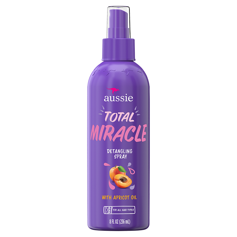 Aussie Total Miracle Detangling Spray with Apricot Oil (8 fl. oz. / 236 mL)