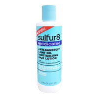 Sulfur8 Medicated Anti-Dandruff Light Oil Moisturizing Hair Lotion 8 oz - ANNS BEAUTY SUPPLY