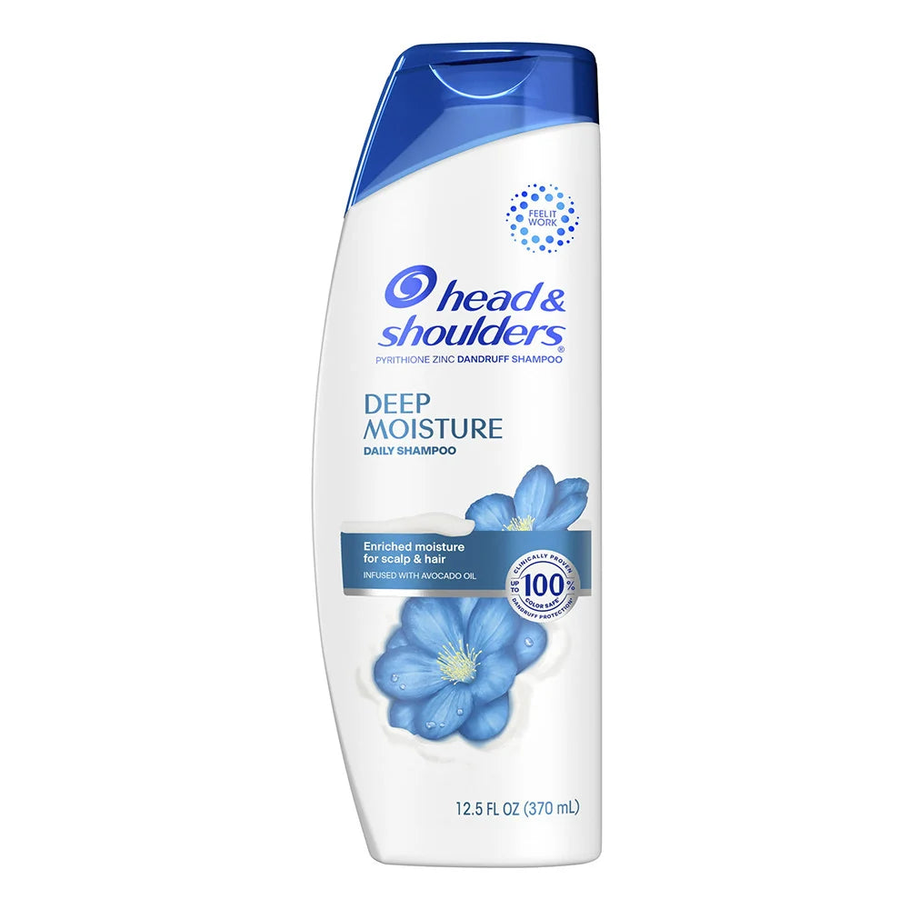 Head & Shoulders Deep Moisture Daily Dandruff Shampoo with Avocado Oil 12.5 oz