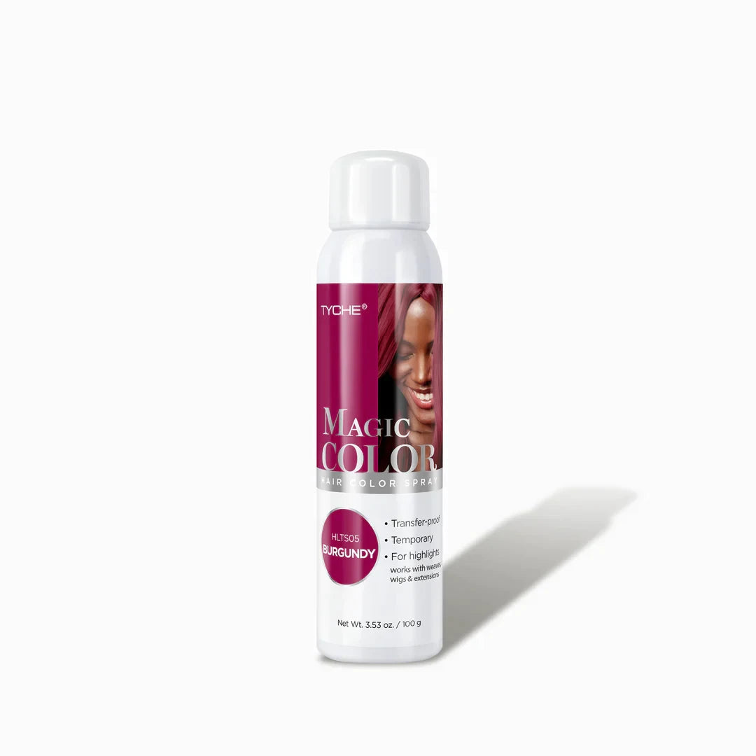 Tyche Magic Color Hair Color Spray Burgundy - ANNS BEAUTY SUPPLY
