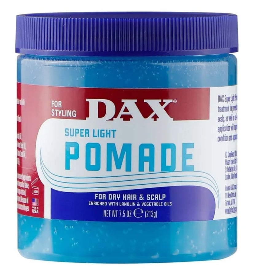 DAX Super Light Pomade – For Dry Hair & Scalp 7.5 oz