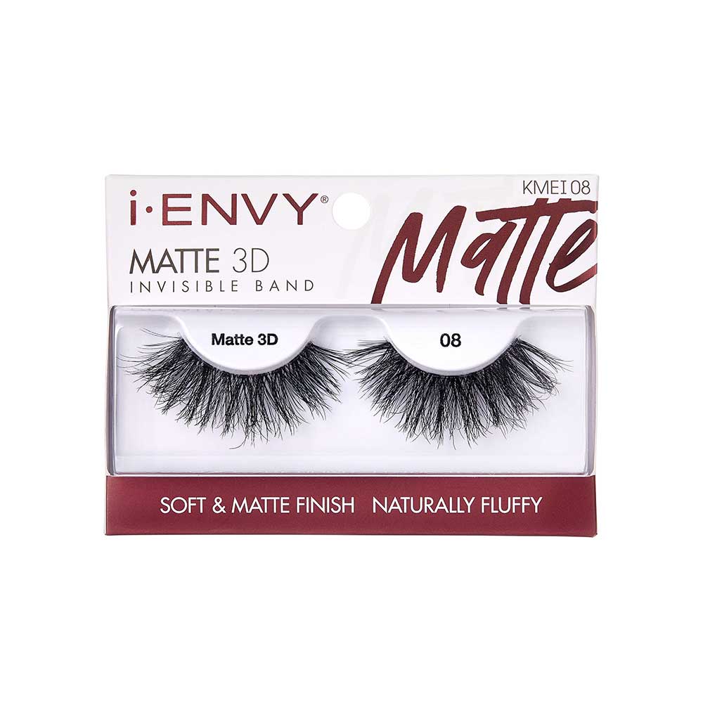 i Envy Matte 3D Invisible Band Lashes KMEI08