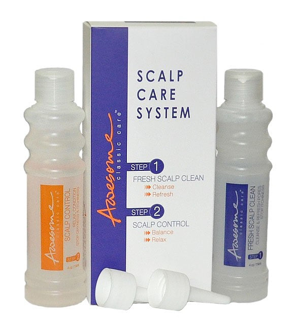 Awesome Classic Care: 2-Step Scalp Care System (Cleanse & Control Kit)