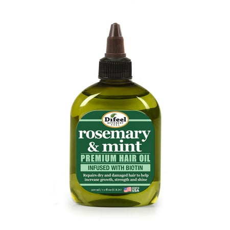 Difeel Rosemary & Mint Premium Hair Oil – Infused with Biotin (2.5 fl oz)