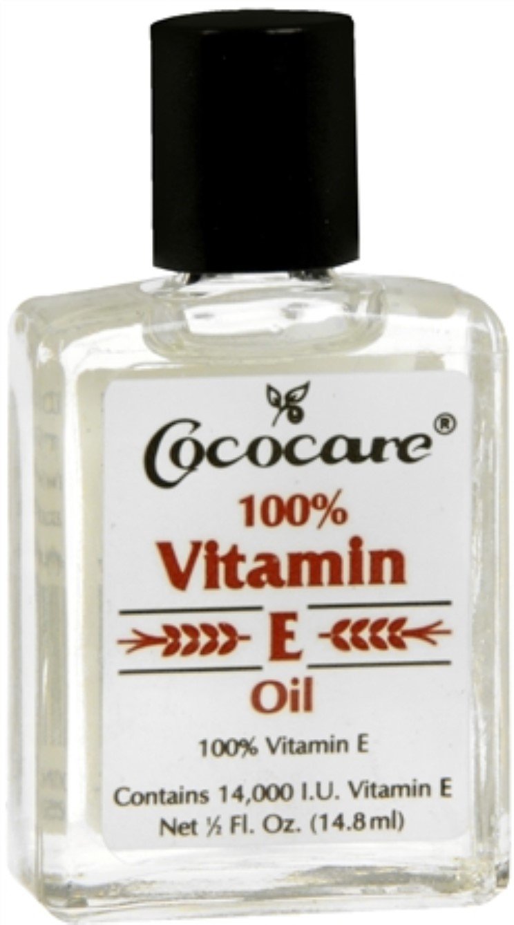 Cococare 100% Vitamin E Oil – 14,000 I.U. (0.5 fl oz / 14.8 mL)
