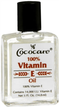 Cococare 100% Vitamin E Oil – 14,000 I.U. (0.5 fl oz / 14.8 mL)