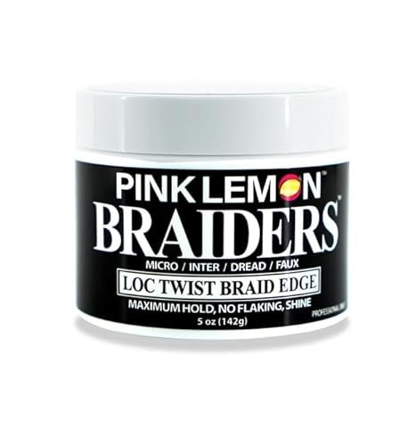 Pink Lemon Braiders Loc Twist Braid Edge – 5 oz - ANNS BEAUTY SUPPLY