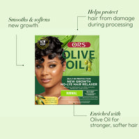 ORS Olive Oil Built-In Protection New Growth No-Lye Hair Relaxer (Normal)