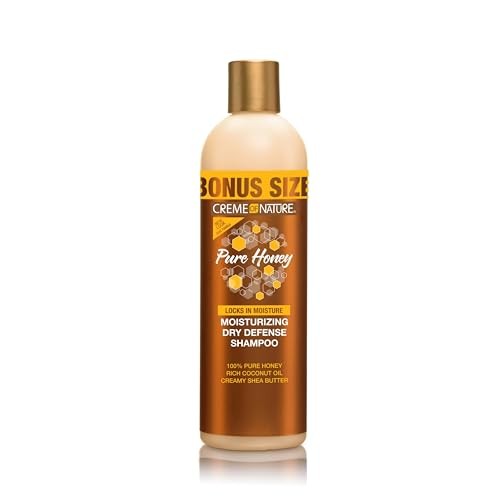 Creme of Nature Pure Honey Moisturizing Dry Defense Shampoo – 15.2 Oz - ANNS BEAUTY SUPPLY