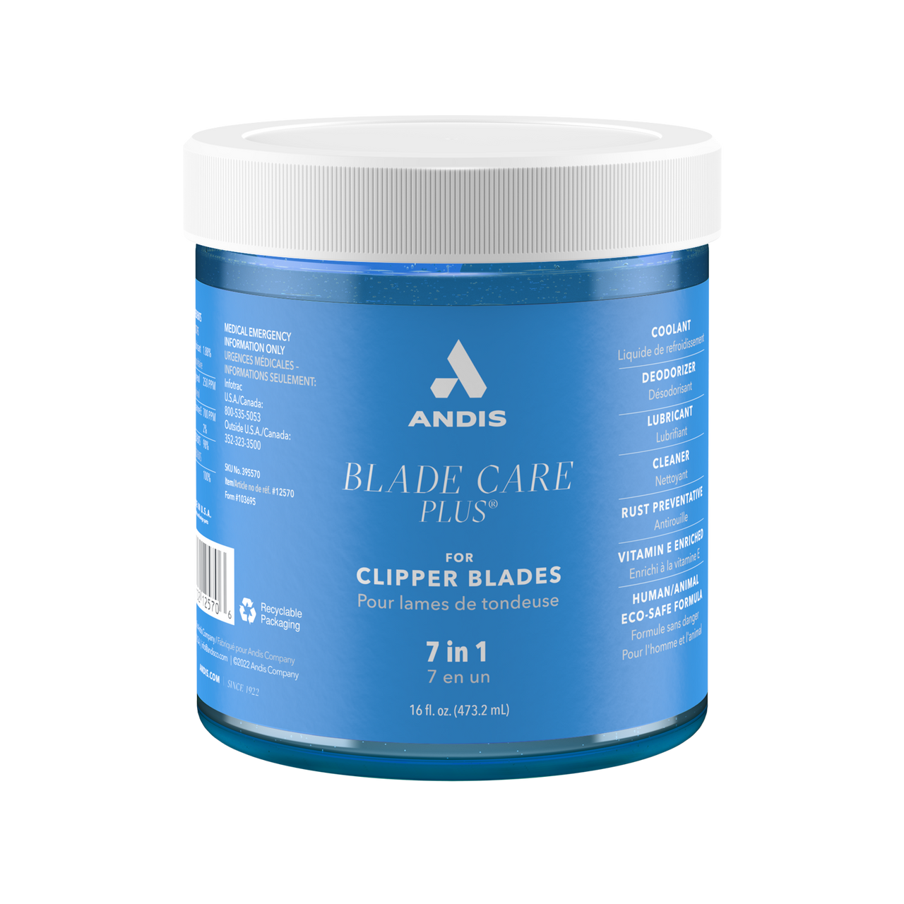 Andis Blade Care Plus for Clipper Blades 16 oz - ANNS BEAUTY SUPPLY