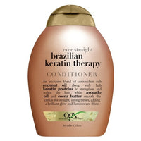 OGX Ever Straight Brazilian Keratin Therapy Conditioner 13 Oz - ANNS BEAUTY SUPPLY
