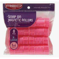 Red by Kiss Snap on Magnetic Rollers HRM04 1 1/8