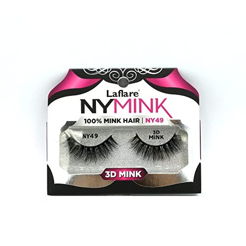 Laflare NYMink 3D Mink Lashes – NY49 - ANNS BEAUTY SUPPLY