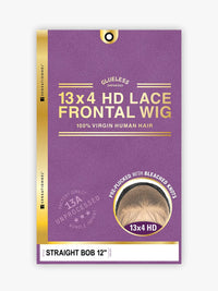 Sensationnel 13A Unprocessed 13x4 HD Lace Frontal Wig - STRAIGHT BOB 12