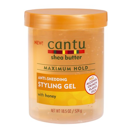 Cantu Shea Butter Anti-Shedding Styling Gel with Honey – 18.5 oz - ANNS BEAUTY SUPPLY