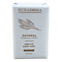 Sunaroma Oatmeal Gentle Body Bar with Shea Butter & Vitamin E – 8oz - ANNS BEAUTY SUPPLY