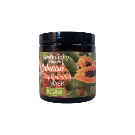 Sarandipity Naturals Babassu Deep Hydration Mask with Papaya – 8 oz - ANNS BEAUTY SUPPLY