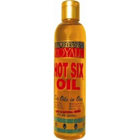 African Royale Hot Six Oil – 8 fl oz Six Oils in One for Hair, Body & Scalp - ANNS BEAUTY SUPPLY