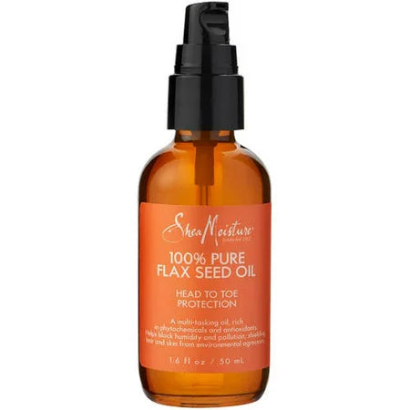 SheaMoisture 100% Pure Flax Seed Oil – 1.6 fl oz - ANNS BEAUTY SUPPLY
