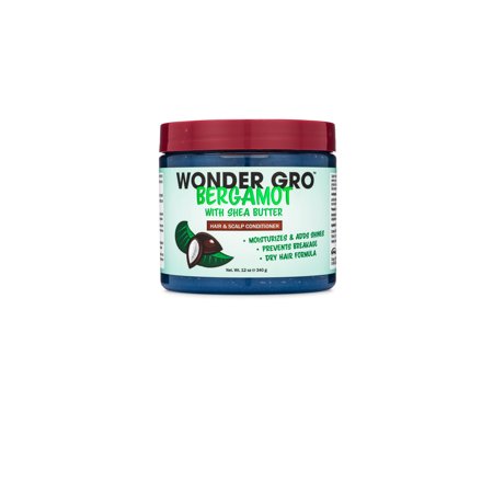 Wonder Gro Bergamot with Shea Butter Hair & Scalp Conditioner – 12 oz - ANNS BEAUTY SUPPLY