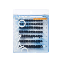 Broadway Wide Volume Lashes – DIY Customizable Extensions (70–140 pcs) – DIY15 - ANNS BEAUTY SUPPLY