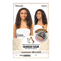 Vanessa H134 Ambria Premium Brazilian 100% Human Hair Glueless HD Lace Front Wig (13