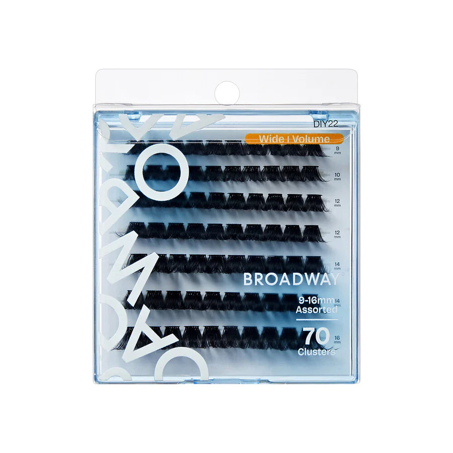 Broadway Wide Volume Lashes – DIY Customizable Extensions (70–140 pcs) – DIY22 - ANNS BEAUTY SUPPLY