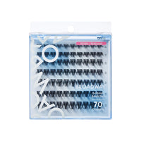 Broadway Natural DIY Cluster Lashes – Customizable Lash Extensions (70–140 pcs) – DIY10 - ANNS BEAUTY SUPPLY
