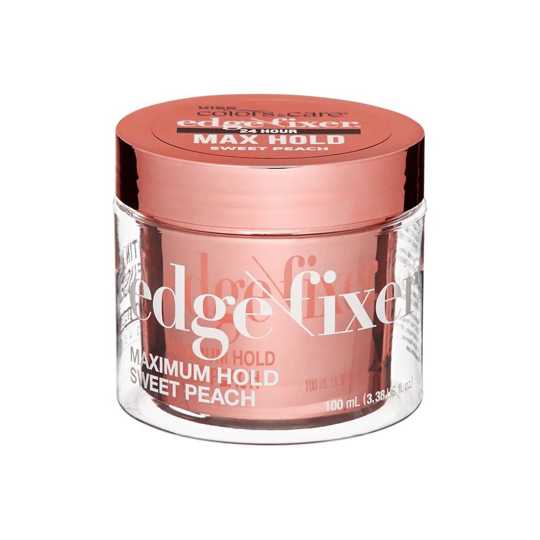 RED by Kiss Edge Fixer 24 Hour Max Hold Sweet Peach 100 mL (3.38 US fl. oz.)
