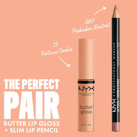 NYX Professional Makeup Butter Gloss - Fortune Cookie - 0.27 fl. oz. / 8 mL - ANNS BEAUTY SUPPLY