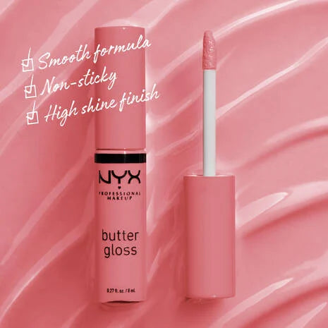 NYX Professional Makeup Butter Gloss - Tiramisu -  0.27 fl. oz. / 8 mL - ANNS BEAUTY SUPPLY
