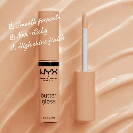 NYX Professional Makeup Butter Gloss - Fortune Cookie - 0.27 fl. oz. / 8 mL - ANNS BEAUTY SUPPLY