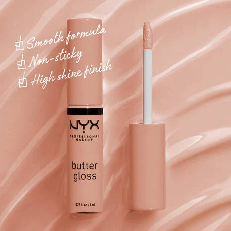 NYX Professional Makeup Butter Gloss - Madeleine - 0.27 fl. oz. / 8 mL - ANNS BEAUTY SUPPLY