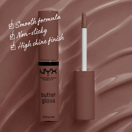 NYX Professional Makeup Butter Gloss - Ginger Snap - 0.27 fl. oz. / 8 mL - ANNS BEAUTY SUPPLY