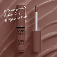 NYX Professional Makeup Butter Gloss - Ginger Snap - 0.27 fl. oz. / 8 mL - ANNS BEAUTY SUPPLY