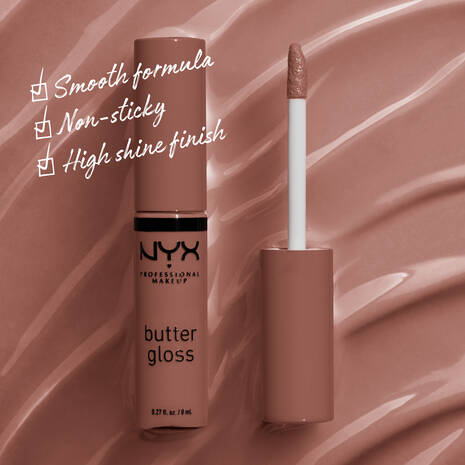 NYX Professional Makeup Butter Gloss - Butterscotch -  0.27 fl. oz. / 8 mL - ANNS BEAUTY SUPPLY