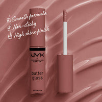 NYX Professional Makeup Butter Gloss - Spiked Toffee - 0.27 fl. oz. / 8 mL - ANNS BEAUTY SUPPLY