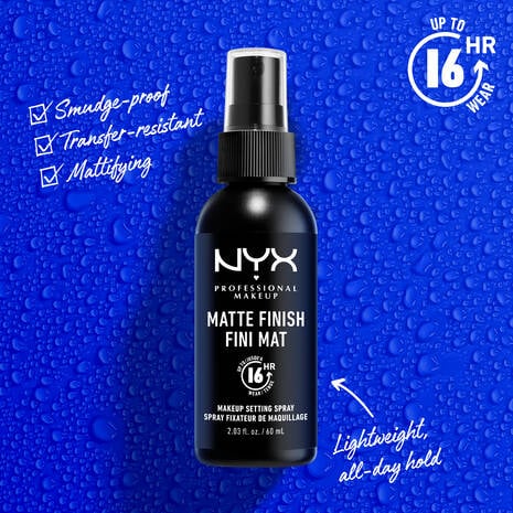NYX Professional Makeup Matte Finish Setting Spray 2.03 fl. oz. / 60 mL - ANNS BEAUTY SUPPLY
