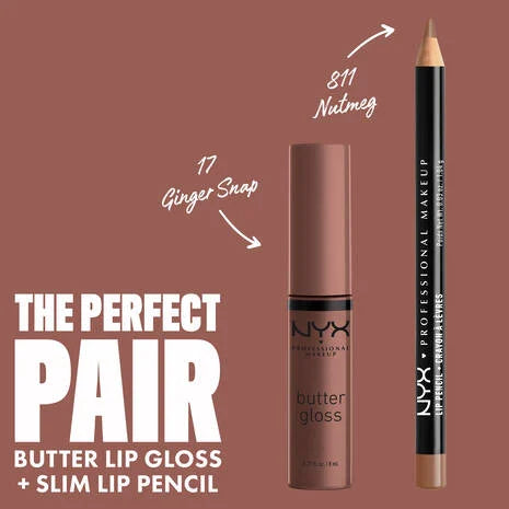NYX Professional Makeup Butter Gloss - Ginger Snap - 0.27 fl. oz. / 8 mL - ANNS BEAUTY SUPPLY