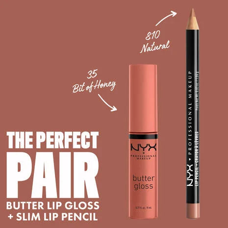NYX Professional Makeup Butter Gloss - Bit of Honey - 0.27 fl. oz. / 8 mL - ANNS BEAUTY SUPPLY