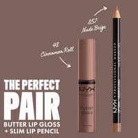 NYX Professional Makeup Butter Gloss - Cinnamon roll - 0.27 fl. oz. / 8 mL - ANNS BEAUTY SUPPLY