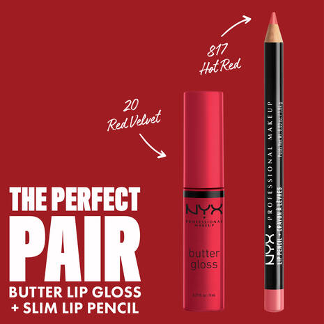 NYX Professional Makeup Butter Gloss - Red Velvet - 0.27 fl. oz. / 8 mL - ANNS BEAUTY SUPPLY
